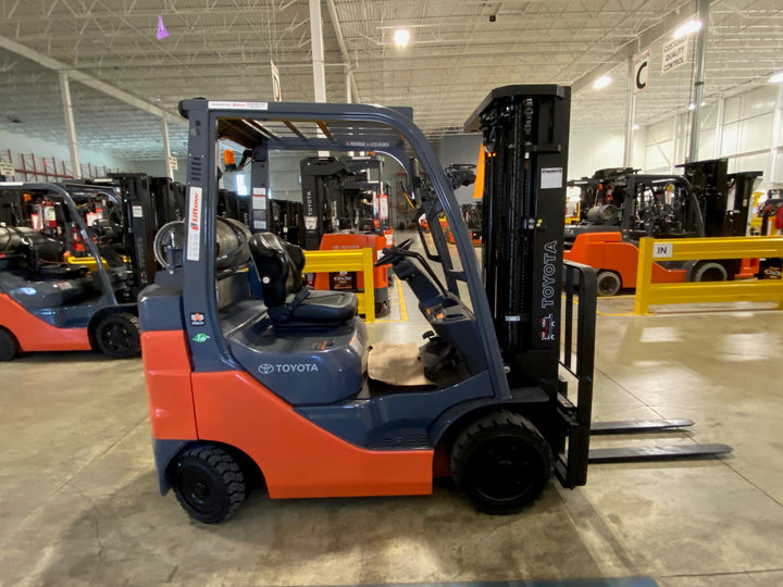 Used forklift for sale in Vaughan | 2021 TOYOTA 5,000 LB IC Cushion Forklift | Model: 8FGCU25