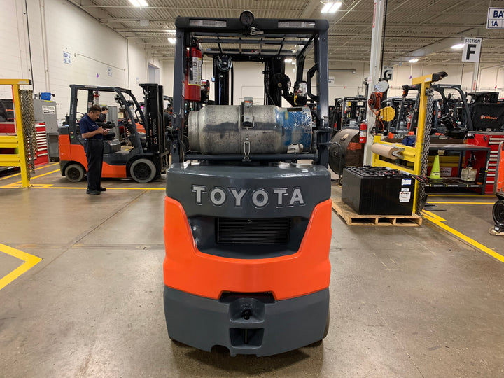 Used forklift for sale in Toronto | 2021 TOYOTA 5000 LB IC Cushion Forklift | Model: 8FGCU25