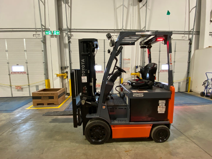Used forklift for sale in Ajax | 2022 TOYOTA 5,000 LB Electric Cushion Forklift | Model: 8FBCU25