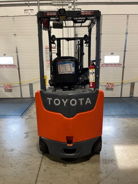 Used forklift for sale in Ajax | 2021 TOYOTA 5000 LB Electric Cushion Forklift | Model: 8FBCU25