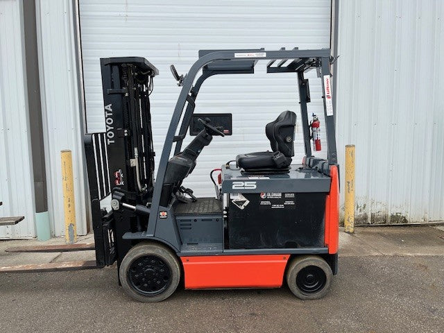 Used forklift for sale in London | 2018 TOYOTA 5,000 LB Electric Cushion Forklift Longbox | Model: 8FBCHU25