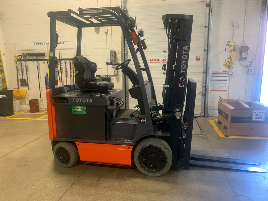 Used forklift for sale in Toronto | 2018 TOYOTA 5000 LB Electric Cushion Forklift | Model: 8FBCU25