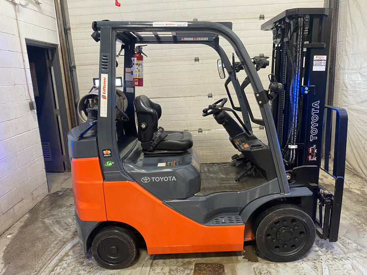 Used forklift for sale in Barrie | 2021 TOYOTA 5,000 LB IC Cushion Forklift | Model: 8FGCU25