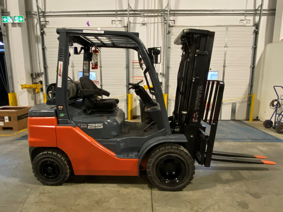 Used forklift for sale in Kitchener | 2021 TOYOTA 5,000 LB IC Pneumatic Forklift | Model: 8FGU25
