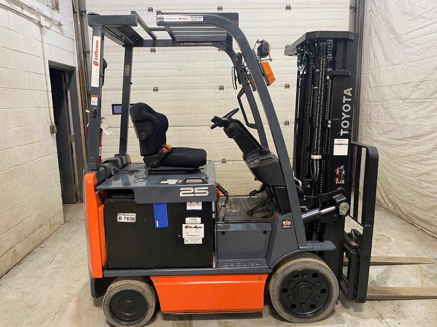 Used forklift for sale in Barrie | 2021 TOYOTA 5000 LB Electric Cushion Forklift | Model: 8FBCU25