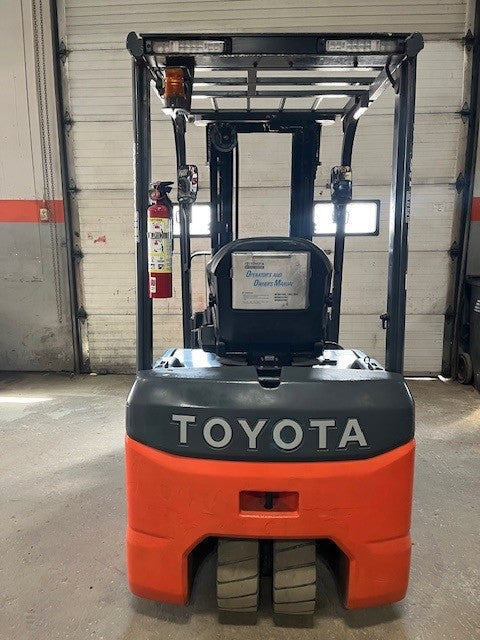 Used forklift for sale in Dartmouth | 2021 TOYOTA 3500 LB 3-Wheel Electric Forklift | Model: 8FBE18U