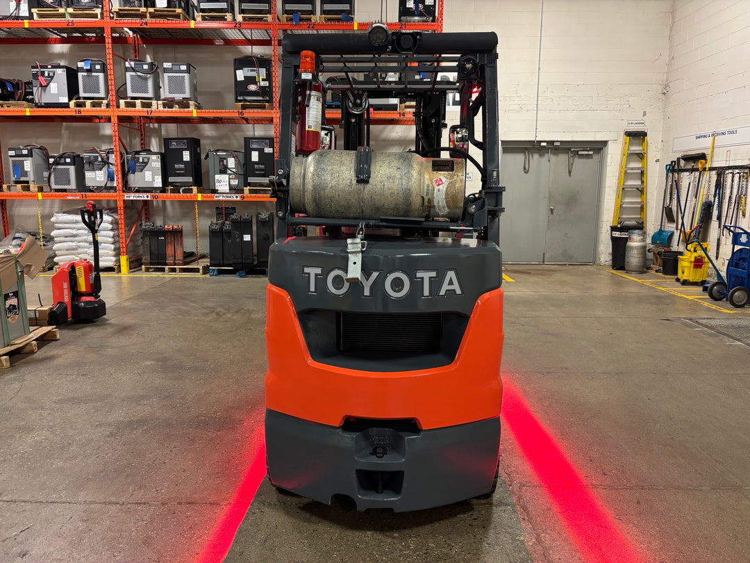 Used forklift for sale in Toronto | 2021 TOYOTA 5,000 LB IC Cushion Forklift | Model: 8FGCU25