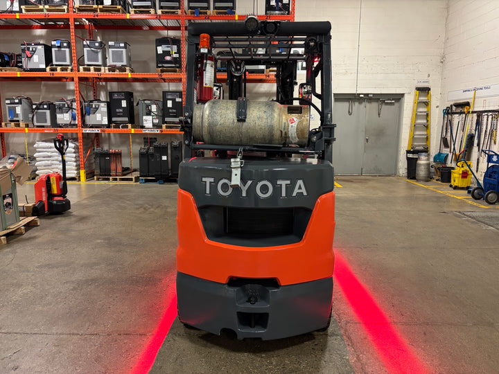 Used forklift for sale in Toronto | 2021 TOYOTA 5,000 LB IC Cushion Forklift | Model: 8FGCU25