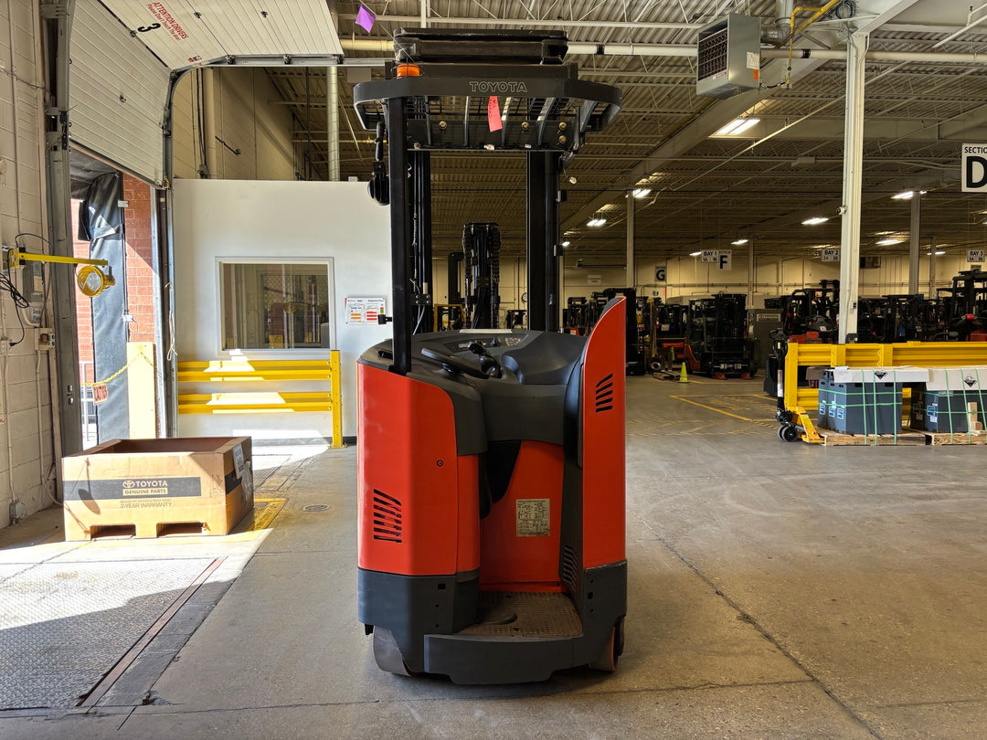 Used forklift for sale in Toronto | 2018 TOYOTA 3,500 LB Electric Reach Truck | Model: 9BR183S241