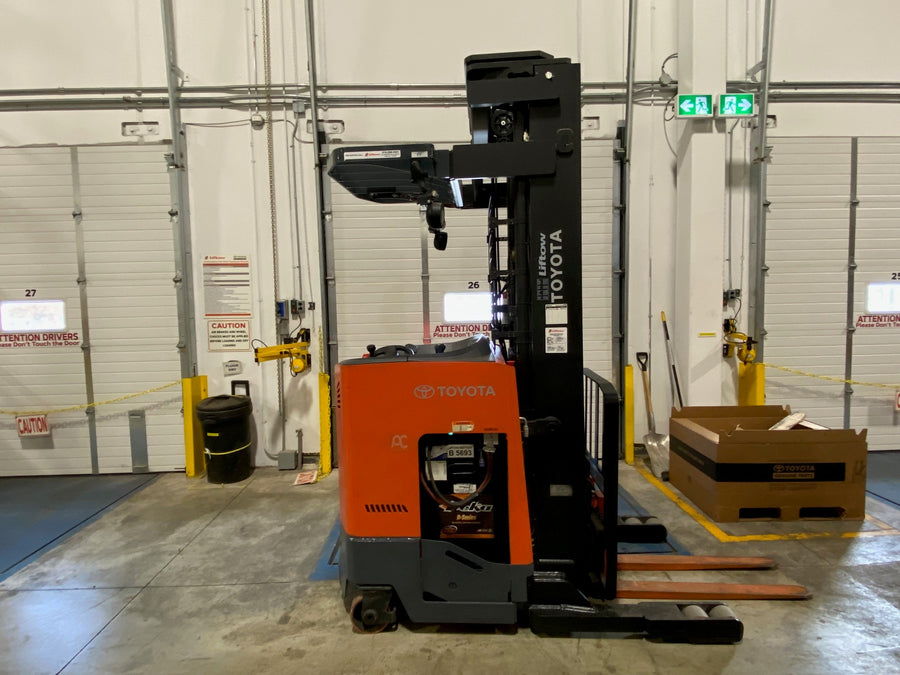 Used forklift for sale in Ajax | 2017 TOYOTA 3,500 LB Electric Reach Truck | Model: 9BR183M241