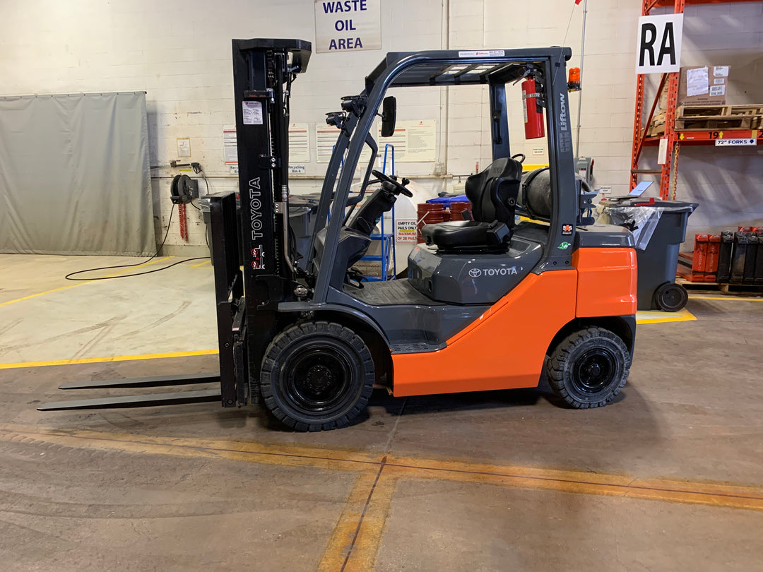 Used forklift for sale in Toronto | 2021 TOYOTA 5000 LB IC Pneumatic Forklift | Model: 8FGU25