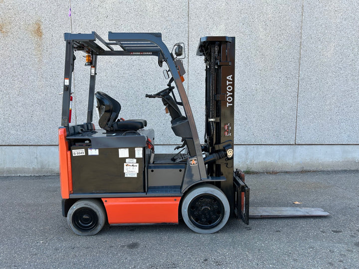 Used forklift for sale in Vaughan | 2019 TOYOTA 5,000 LB Electric Cushion Forklift | Model: 8FBCU25