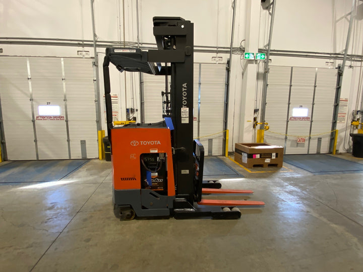 Used forklift for sale in Ajax | 2017 TOYOTA 3,500 LB Electric Reach Truck | Model: 9BR183S241