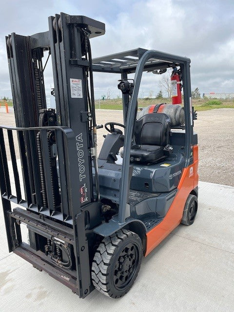 Used forklift for sale in Windsor | 2021 TOYOTA 5000 LB IC Cushion Forklift | Model: 8FGCU25