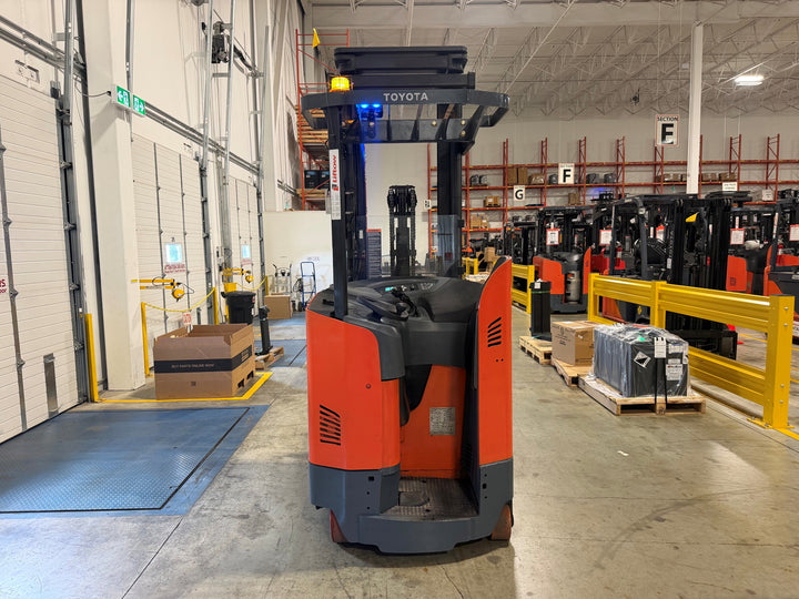 Used forklift for sale in Vaughan | 2018 TOYOTA 3,500 LB Electric Reach Truck | Model: 9BR183M241
