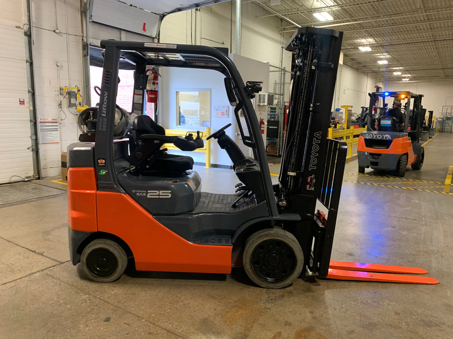 Used forklift for sale in Toronto | 2021 TOYOTA 5000 LB IC Cushion Forklift | Model: 8FGCU25