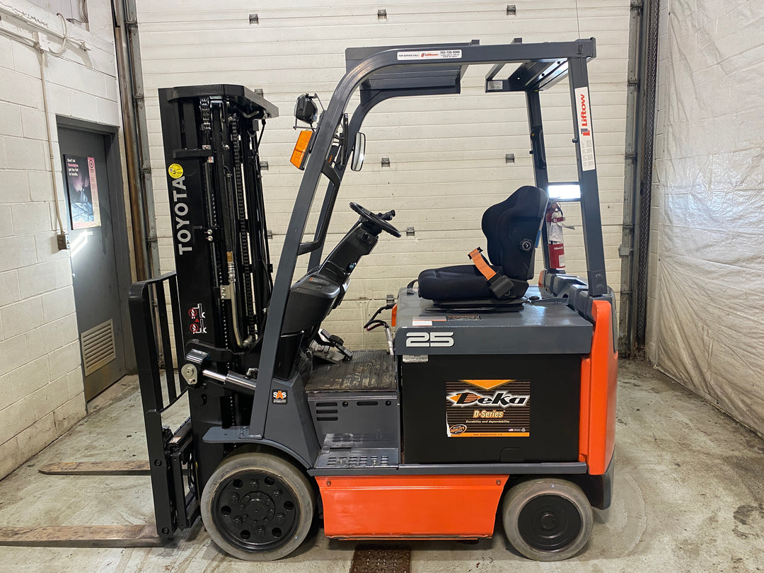 Used forklift for sale in Barrie | 2021 TOYOTA 5000 LB Electric Cushion Forklift | Model: 8FBCU25