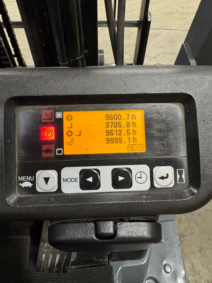 Used forklift for sale in Vaughan | 2021 TOYOTA 4,000 LB 3-Wheel Electric Forklift | Model: 8FBE20U