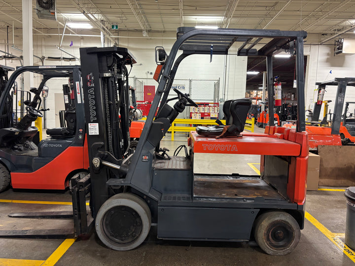 Used forklift for sale in Toronto | 2019 TOYOTA 8,000 LB Electric Cushion Forklift | Model: 7FBCU35