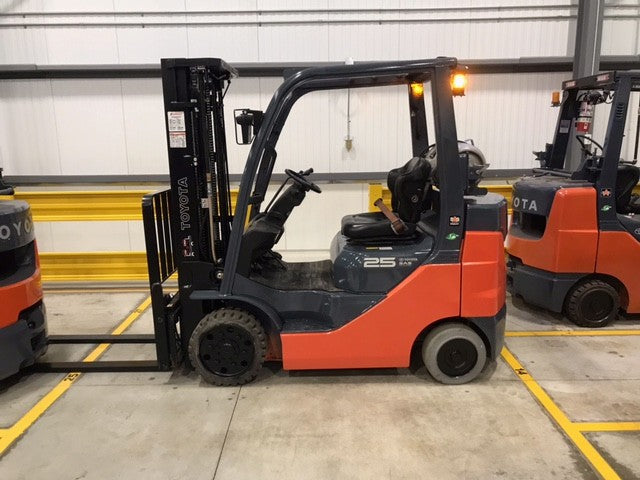 Used forklift for sale in Hamilton | 2021 TOYOTA 5000 LB IC Cushion Forklift | Model: 8FGCU25