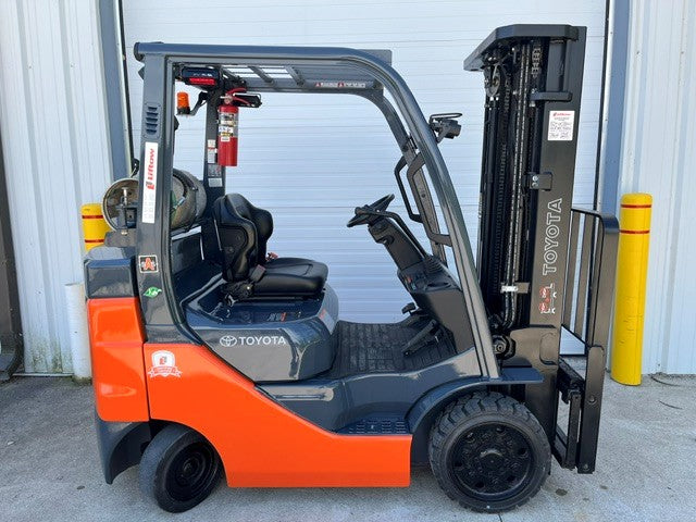 Used forklift for sale in London | 2021 TOYOTA 5,000 LB IC Cushion Forklift | Model: 8FGCU25