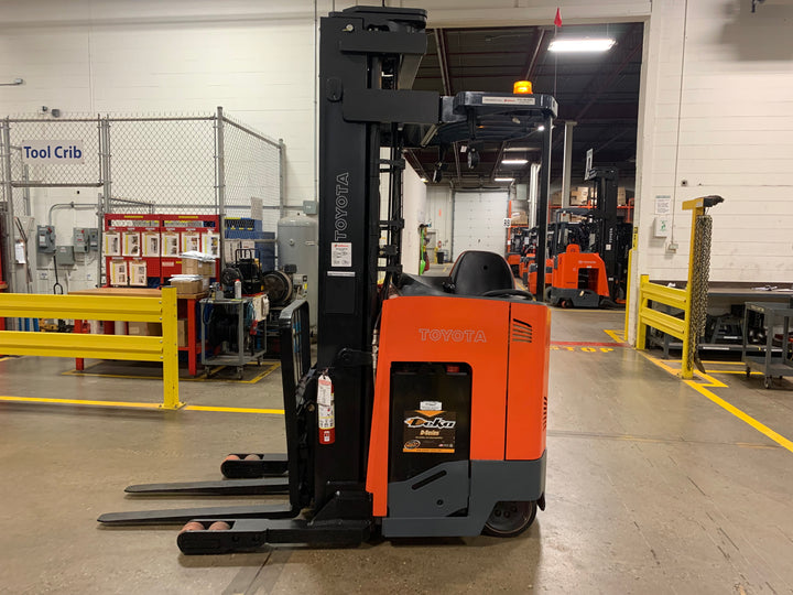 Used forklift for sale in Toronto | 2019 TOYOTA 3,500 LB Electric Reach Truck | Model: 9BR183M241