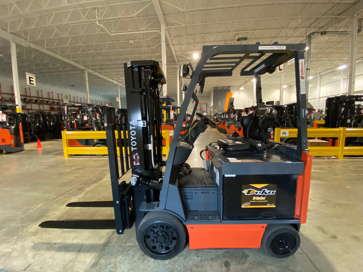Used forklift for sale in Ajax | 2021 TOYOTA 5000 LB Electric Cushion Forklift | Model: 8FBCU25