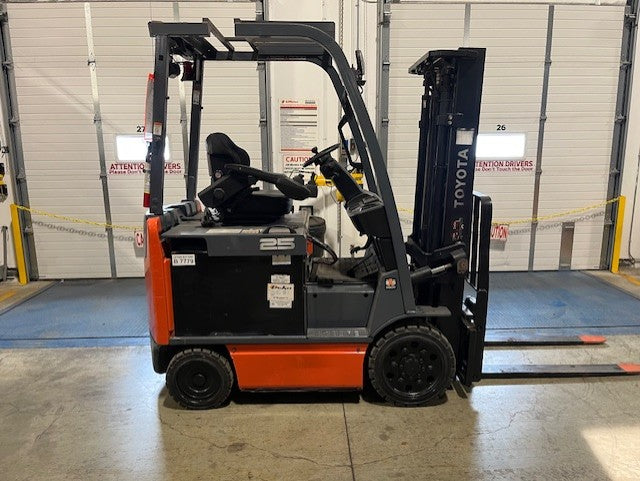 Used forklift for sale in Ajax | 2021 TOYOTA 5000 LB Electric Cushion Forklift | Model: 8FBCU25