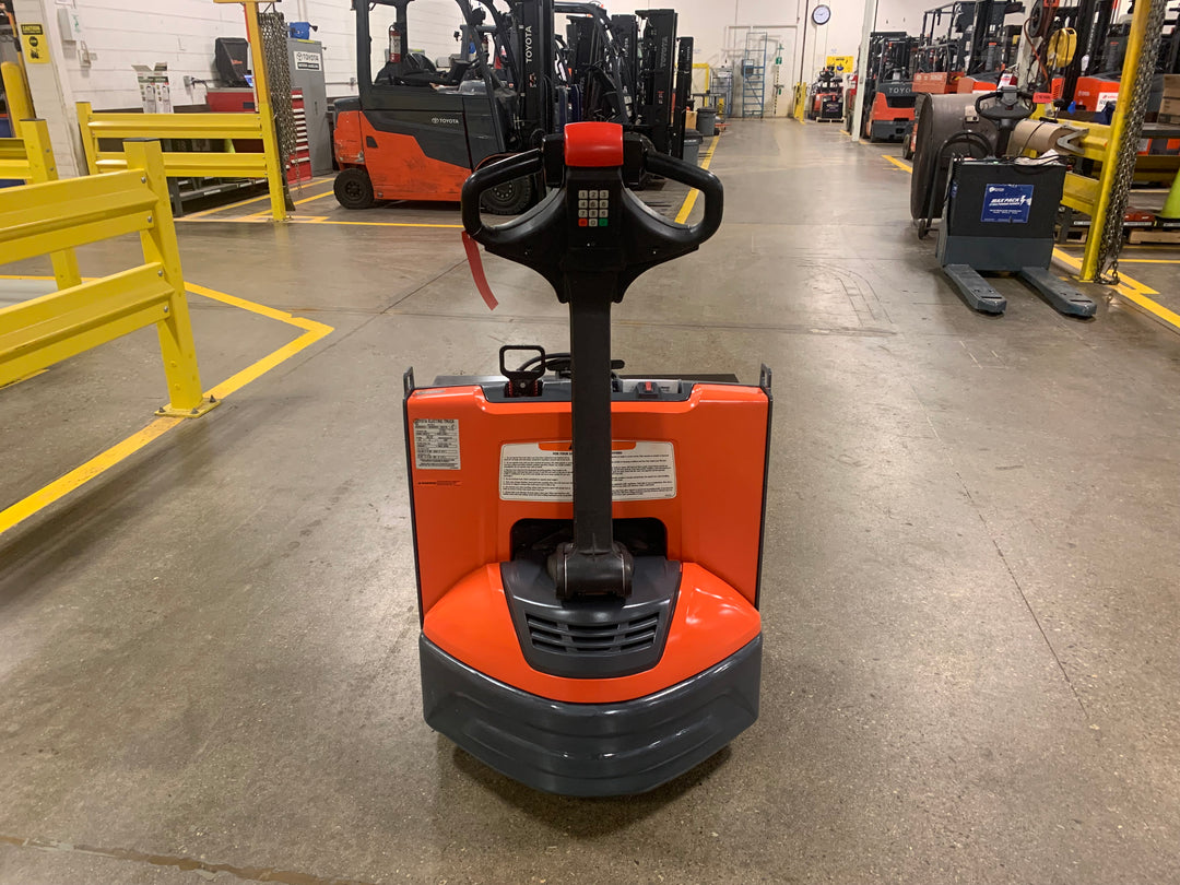 Used forklift for sale in Toronto | 2021 TOYOTA 4500 LB Electric Walkie Pallet Truck | Model: 8HBW23