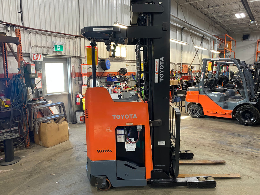 Used forklift for sale in Kitchener | 2019 TOYOTA 3,500 LB Electric Reach Truck | Model: 9BR183M241