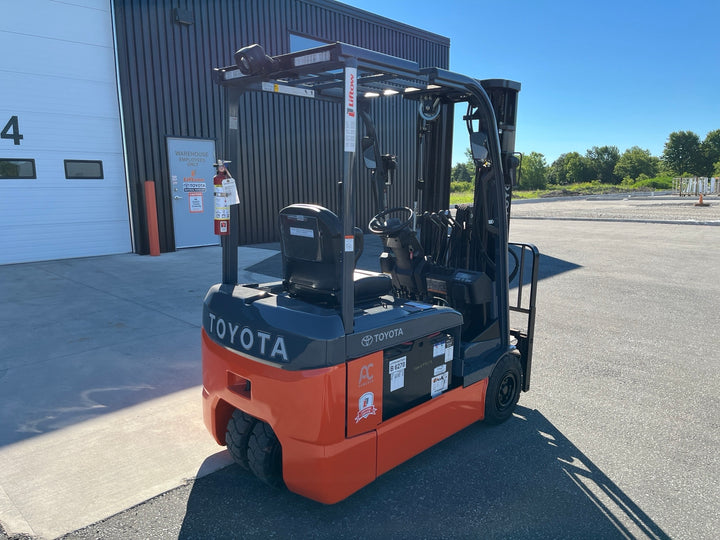 Used forklift for sale in Windsor | 2022 TOYOTA 4,000 LB 3-Wheel Electric Forklift | Model: 8FBE20U