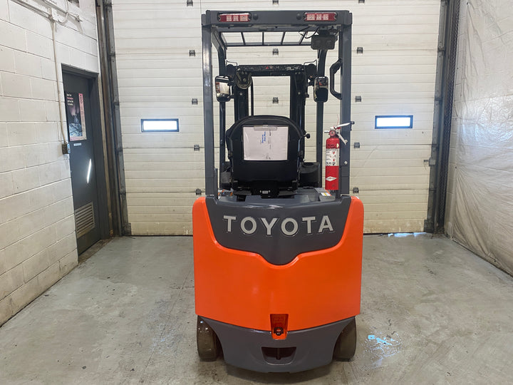 Used forklift for sale in Barrie | 2020 TOYOTA 5,000 LB Electric Cushion Forklift | Model: 8FBCU25