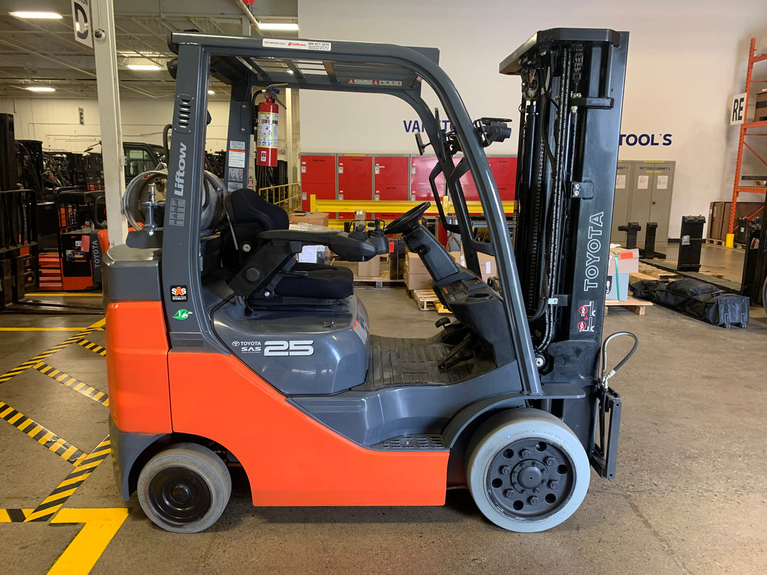 Used forklift for sale in Toronto | 2021 TOYOTA 5000 LB IC Cushion Forklift | Model: 8FGCU25