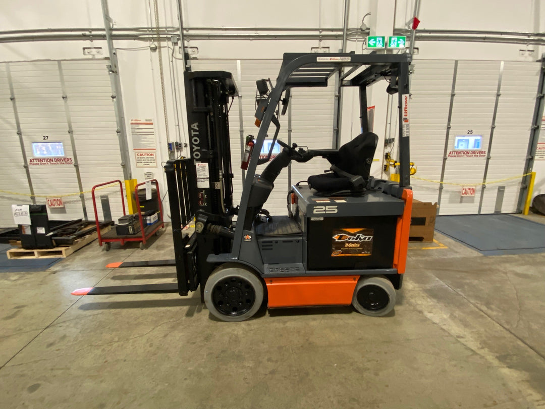 Used forklift for sale in Ajax | 2019 TOYOTA 5,000 LB Electric Cushion Forklift | Model: 8FBCU25