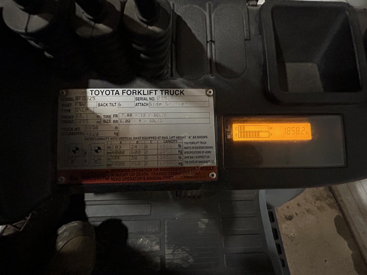 Used forklift for sale in Moncton | 2016 TOYOTA 5,000 LB IC Pneumatic Forklift | Model: 8FGU25