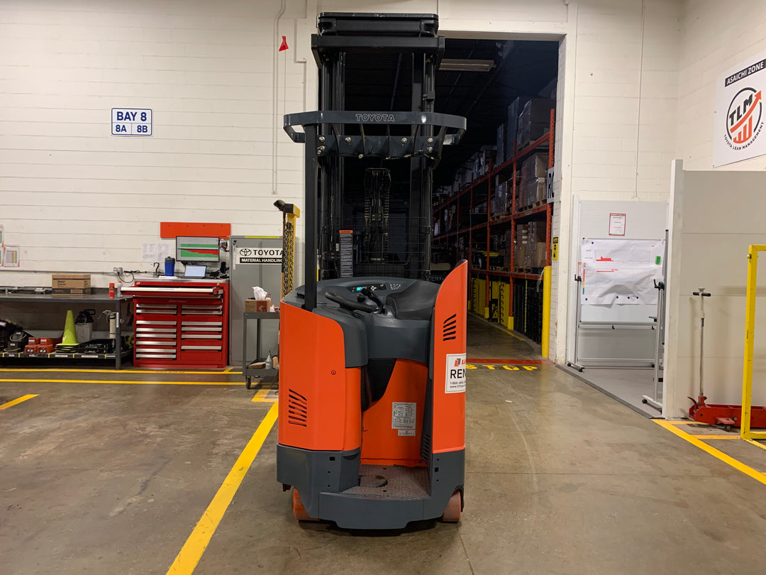 Used forklift for sale in Toronto | 2020 TOYOTA 4,500 LB Electric Reach Truck | Model: 9BR233M280