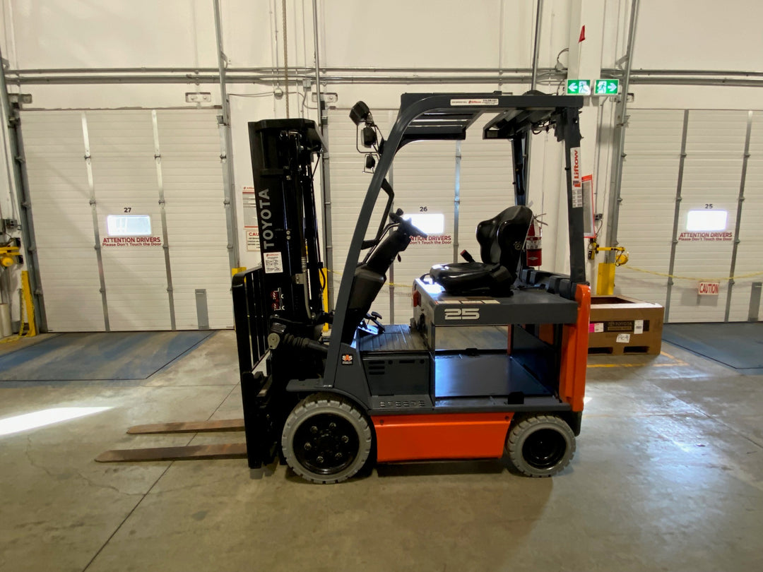 Used forklift for sale in Vaughan | 2022 TOYOTA 5,000 LB Electric Cushion Forklift | Model: 8FBCU25