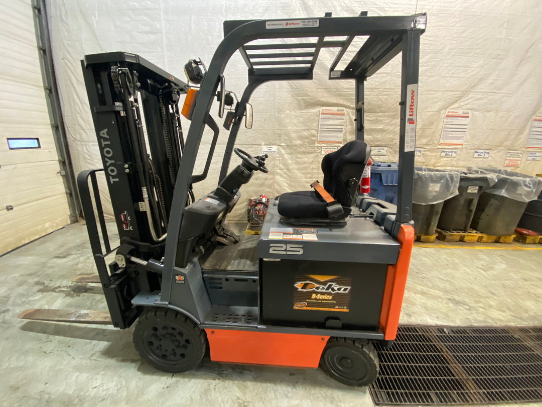 Used forklift for sale in Barrie | 2021 TOYOTA 5000 LB Electric Cushion Forklift | Model: 8FBCU25
