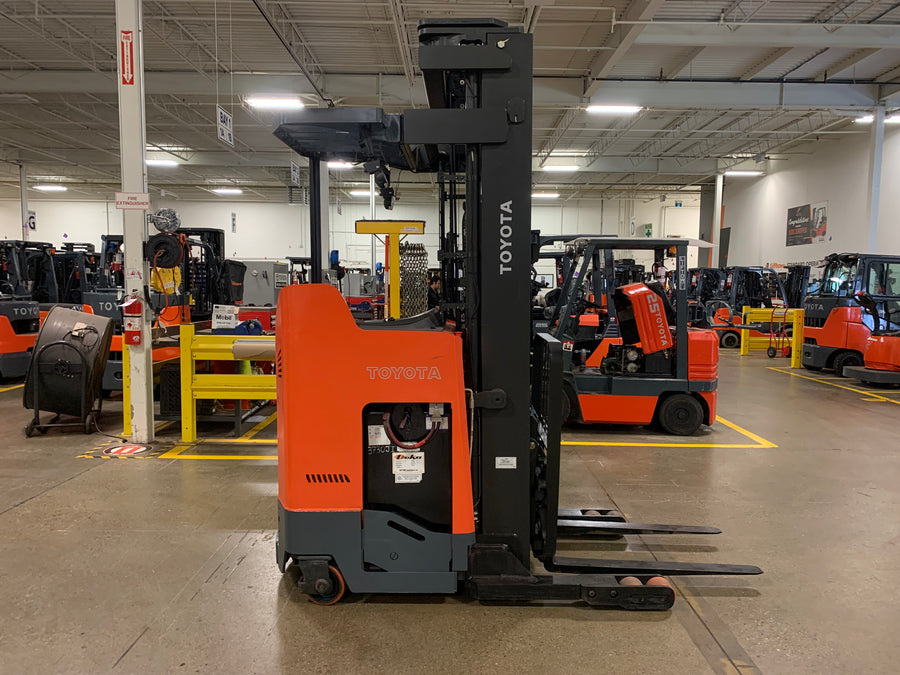 Used forklift for sale in Toronto | 2019 TOYOTA 3,500 LB Electric Reach Truck | Model: 9BR183M241