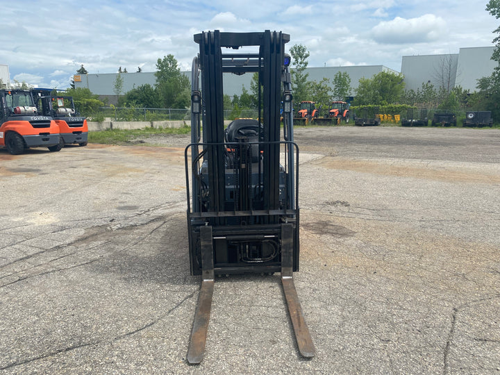 Used forklift for sale in Kitchener | 2021 TOYOTA 3,500 LB 3-Wheel Electric Forklift Longbox | Model: 8FBEH18U