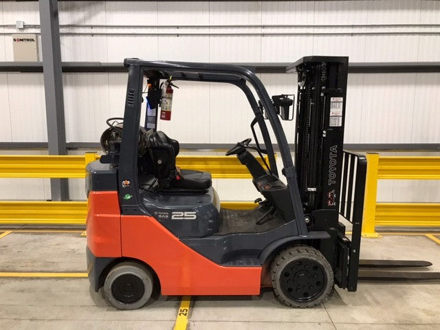 Used forklift for sale in Hamilton | 2021 TOYOTA 5000 LB IC Cushion Forklift | Model: 8FGCU25
