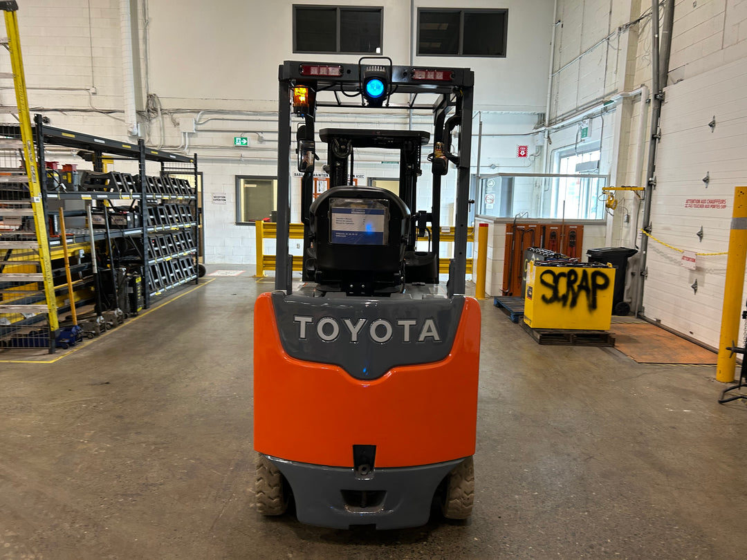 Used forklift for sale in Lachine | 2019 TOYOTA 5,000 LB Electric Cushion Forklift Longbox | Model: 8FBCHU25