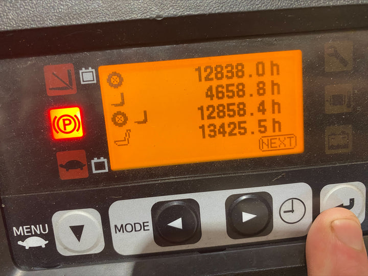 Used forklift for sale in Barrie | 2021 TOYOTA 3,500 LB 3-Wheel Electric Forklift | Model: 8FBE18U
