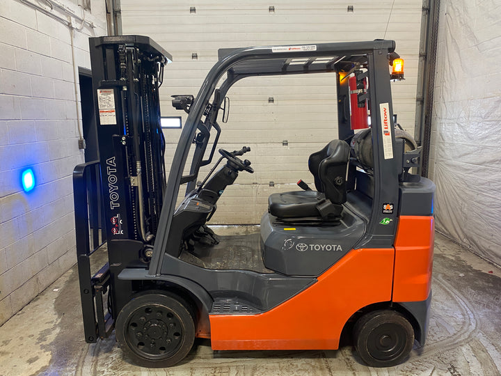 Used forklift for sale in Barrie | 2021 TOYOTA 5,000 LB IC Cushion Forklift | Model: 8FGCU25