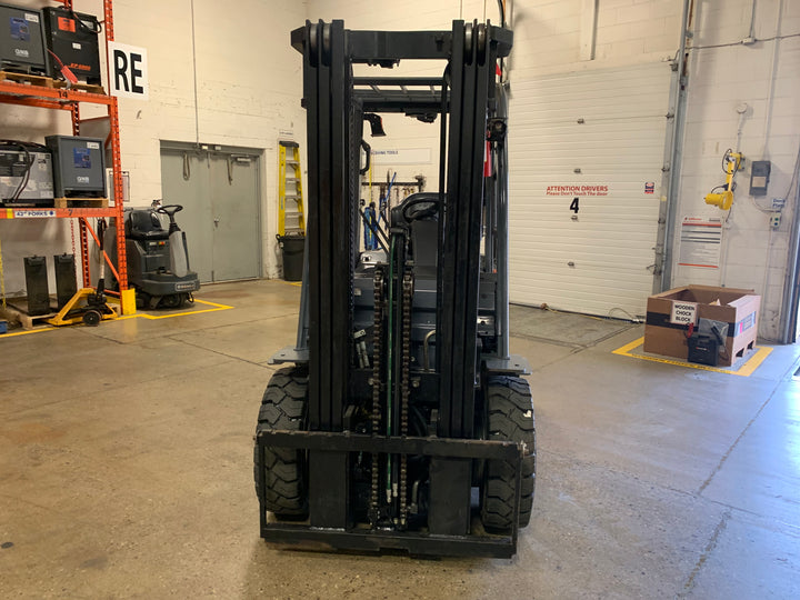 Used forklift for sale in Toronto | 2021 TOYOTA 6,000 LB Diesel Pneumatic Forklift | Model: 8FDU30