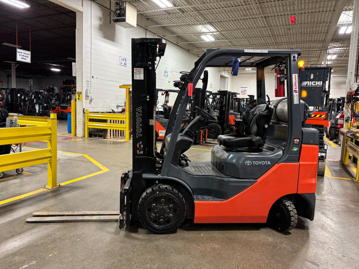 Used forklift for sale in Toronto | 2021 TOYOTA 5,000 LB IC Cushion Forklift | Model: 8FGCU25