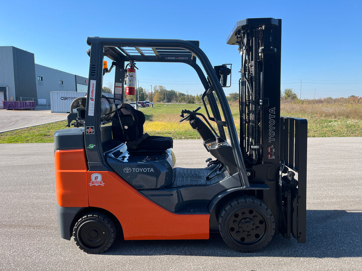 Used forklift for sale in Kitchener | 2021 TOYOTA 6,000 LB IC Cushion Forklift | Model: 8FGCU30