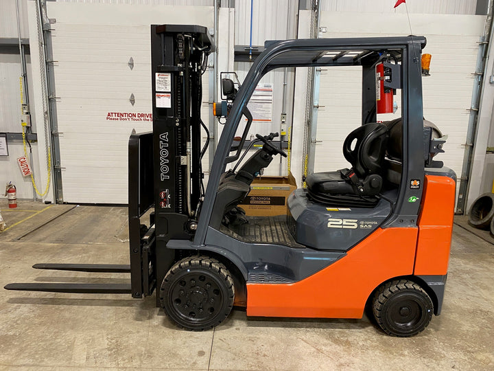 Used forklift for sale in Hamilton | 2019 TOYOTA 5,000 LB IC Cushion Forklift | Model: 8FGCU25
