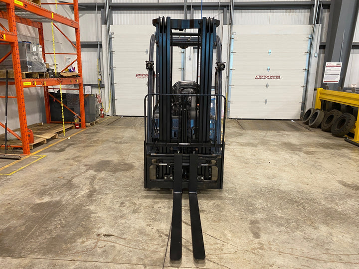 Used forklift for sale in Hamilton | 2021 TOYOTA 4,000 LB 3-Wheel Electric Forklift | Model: 8FBE20U