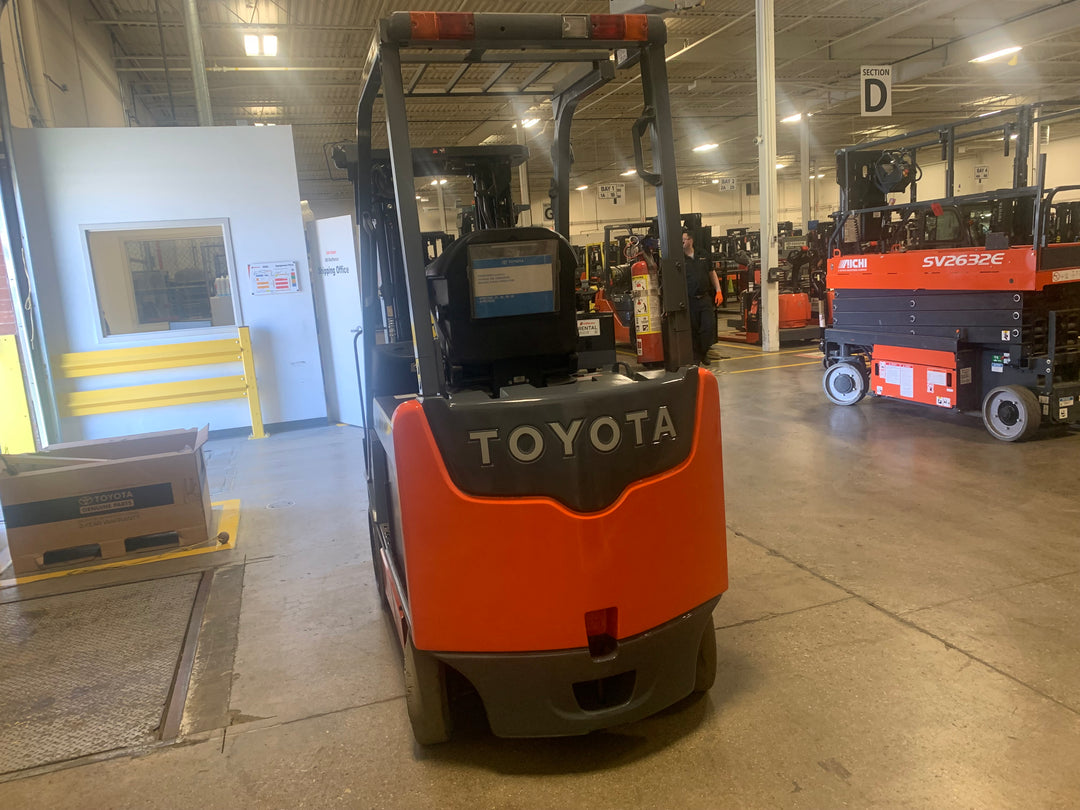 Used forklift for sale in Toronto | 2018 TOYOTA 5000 LB Electric Cushion Forklift | Model: 8FBCU25